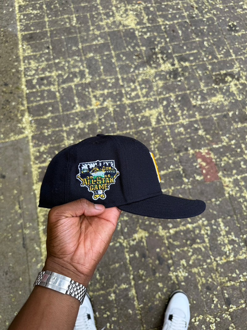 Pittsburgh Pirates All Navy Yellow Logo 2006 ASG