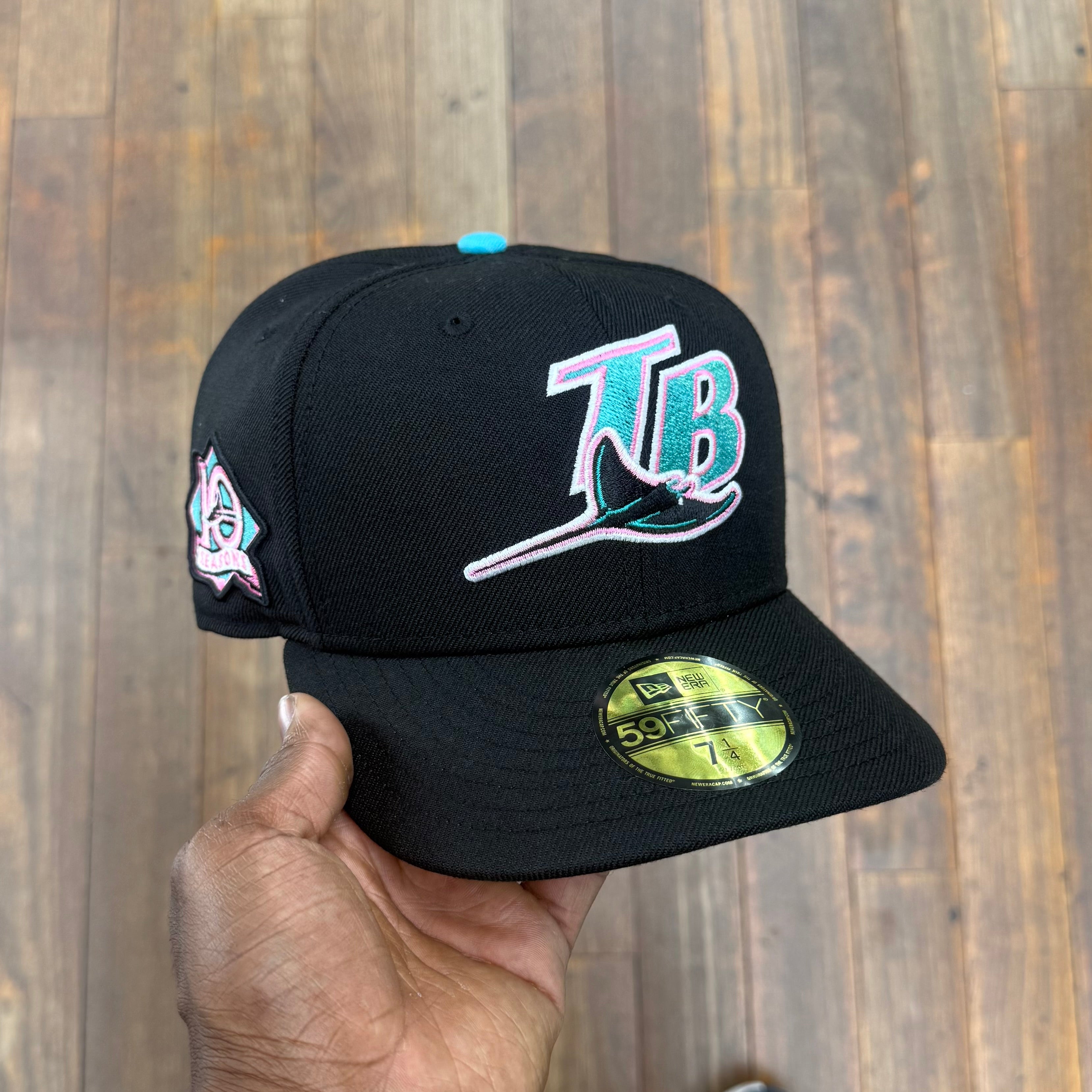 Tampa Bay Rays Black South Beach 10 Seasons Grey UV