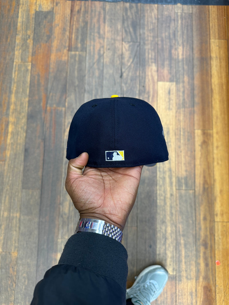 Milwaukee Brewers Navy and A-Gold Yellow 1975 All Star Game