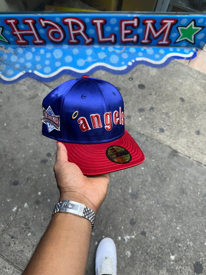 California Angels Satin Royal Blue and Red 1989 ASG