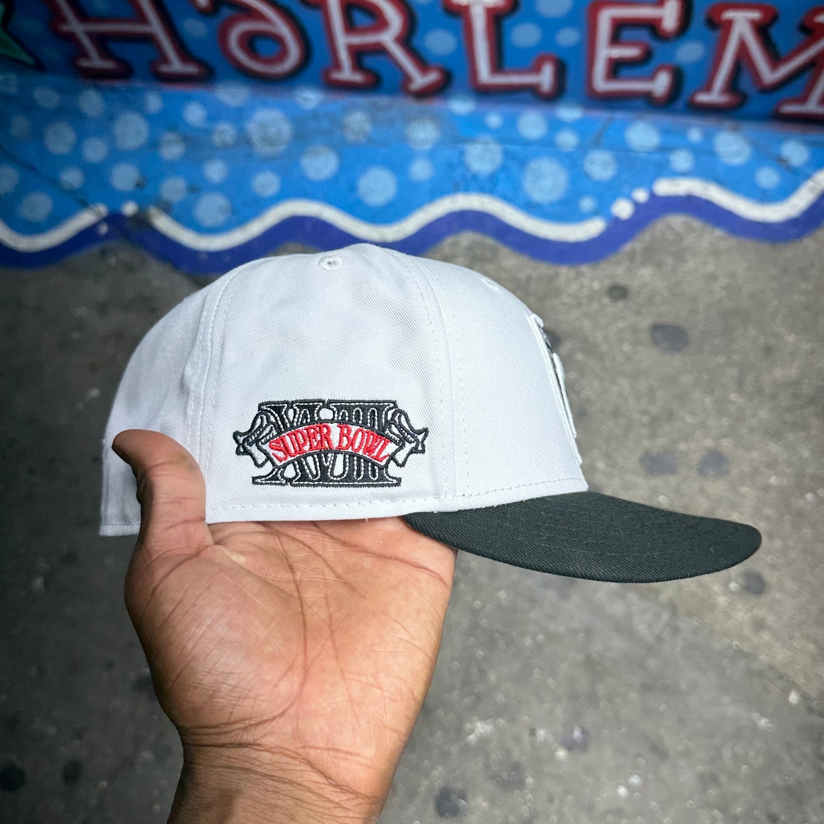 Las Vegas Raiders White & Black 5950 Fitteds XVIII