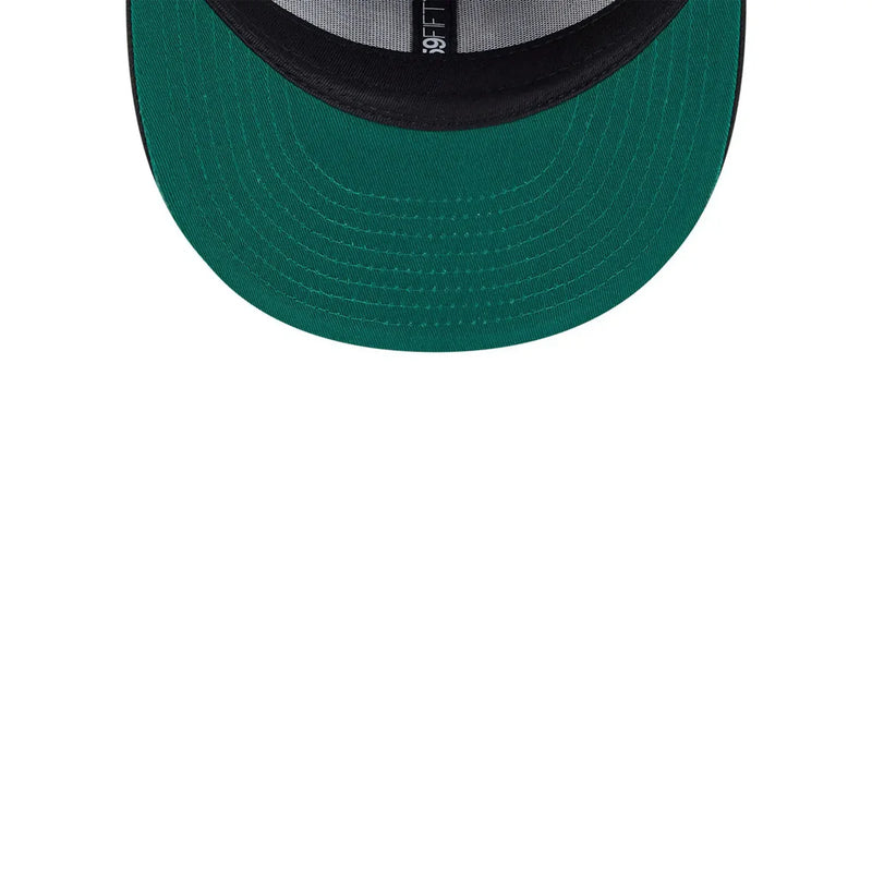 Los Angeles Dodgers Black Floral Chain Stitch Green UV
