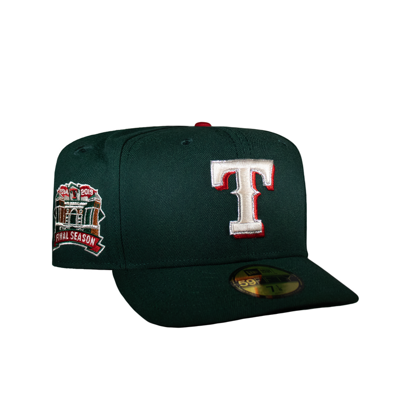 Texas Rangers All Dark Green Creme Logo 2019