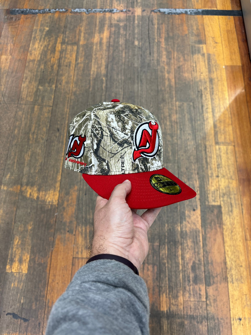 New Jersey Devils Real Tree and Red 10Th Anniversary