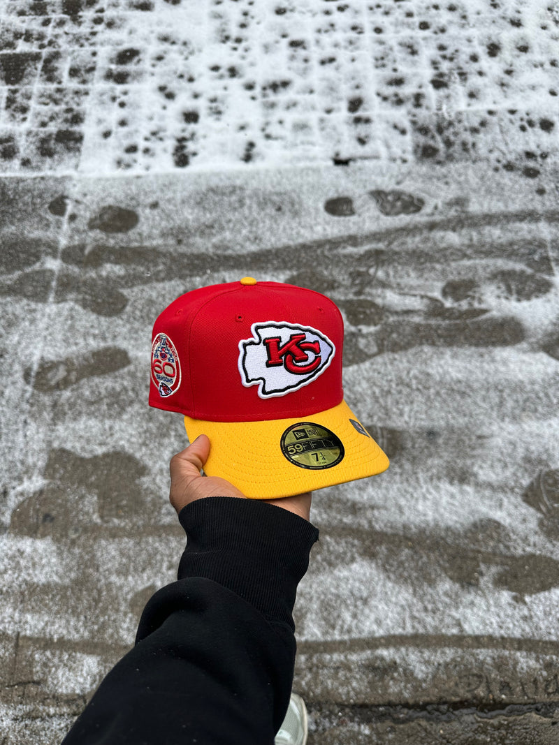 Kansas City Chiefs Red and Yellow 60Th Anniversary
