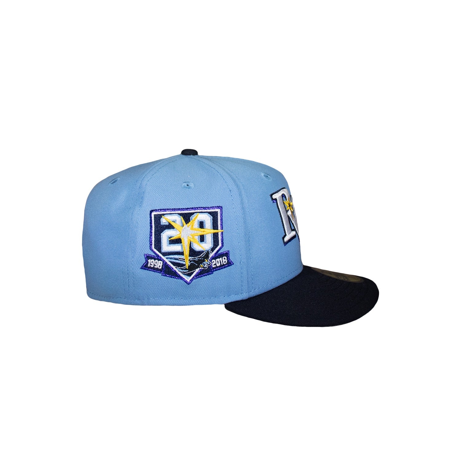 Tampa Bay Rays Sky Blue and Navy 20Th