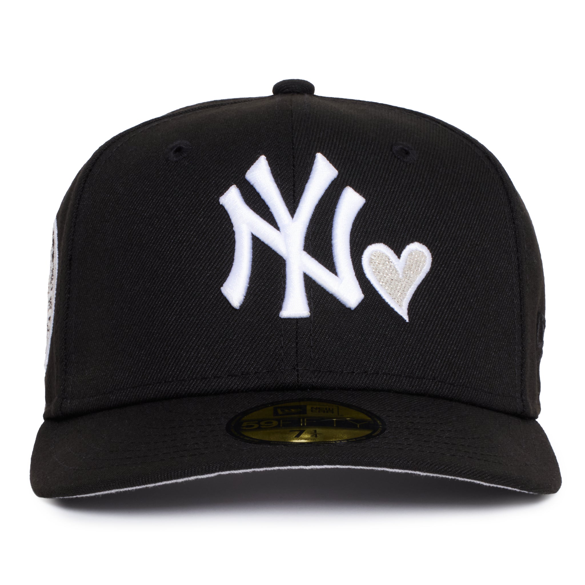 New York Yankees All Black Silver Heart 1943 World Series