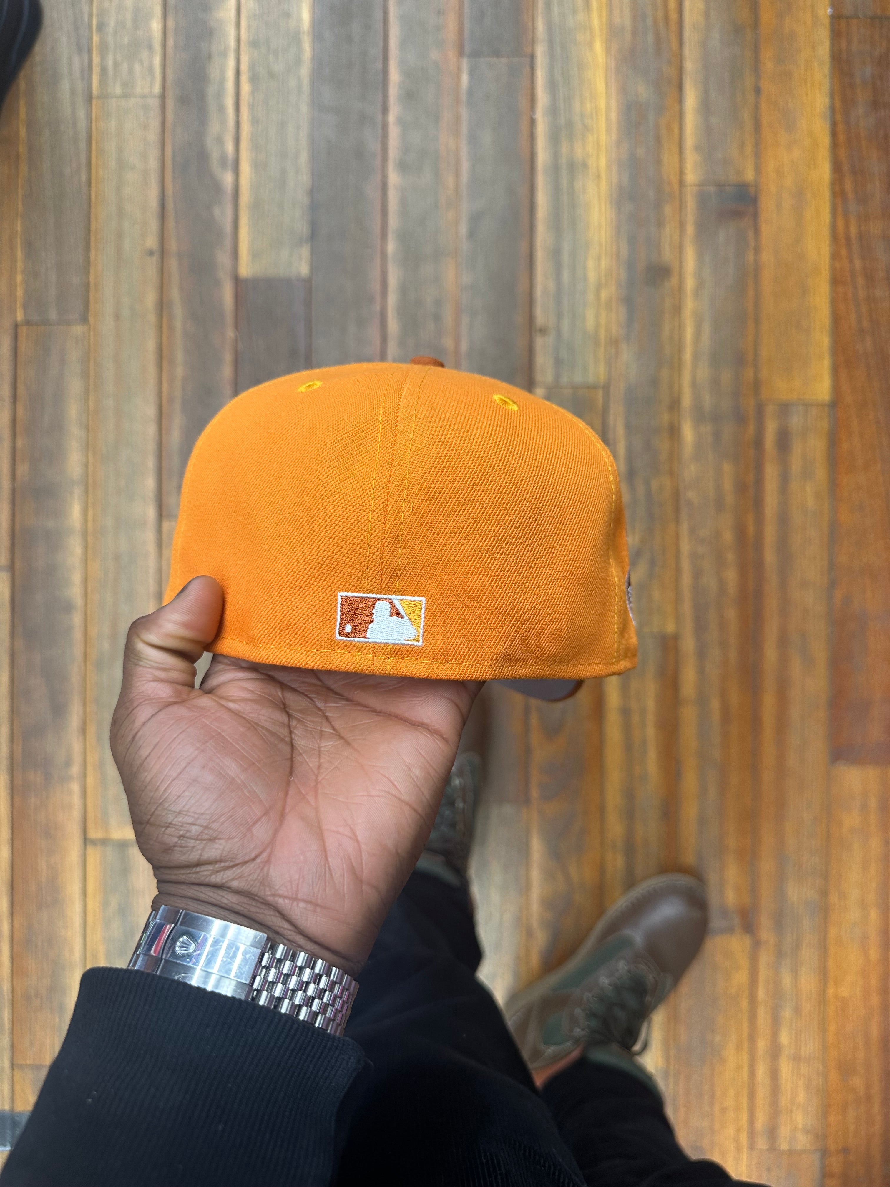 New York Yankees Orange and Dark Orange 2 tone 1952 World Series