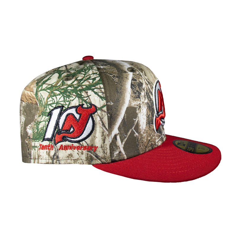 New Jersey Devils Real Tree and Red 10Th Anniversary