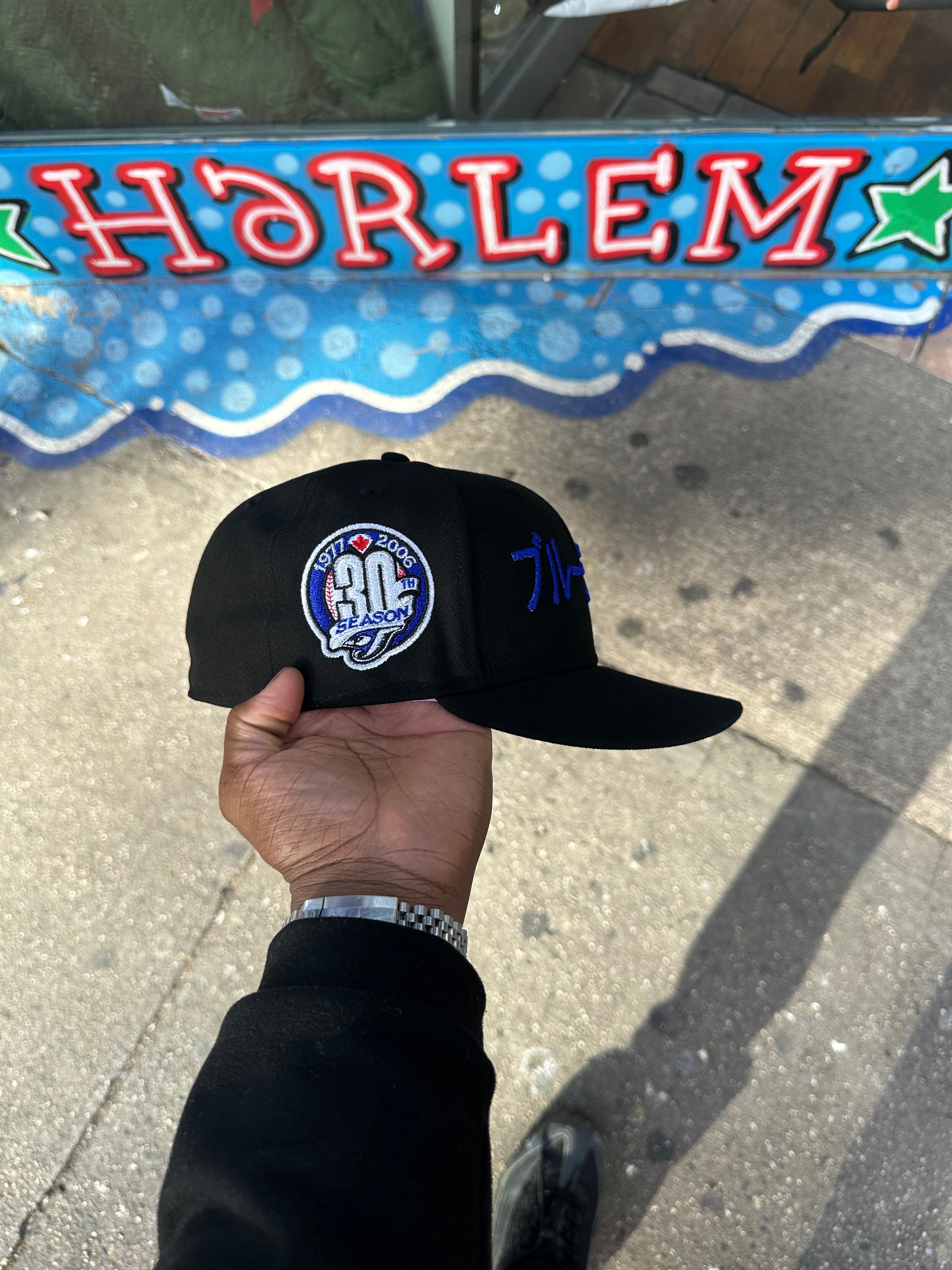 Toronto Blue Jays All Black Katakana Japanese 30Th