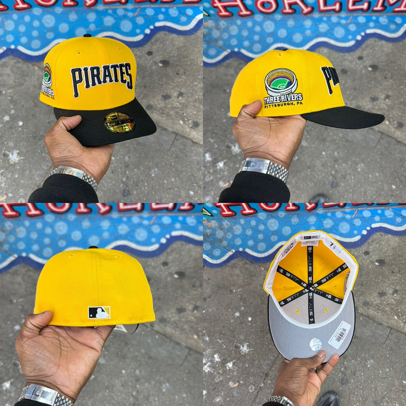 Pittsburgh Pirates Yellow and Black Script Three Rivers