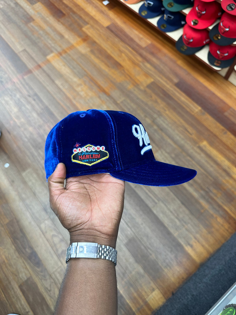 Harlem Dark Royal Velvet 5950 Fitteds