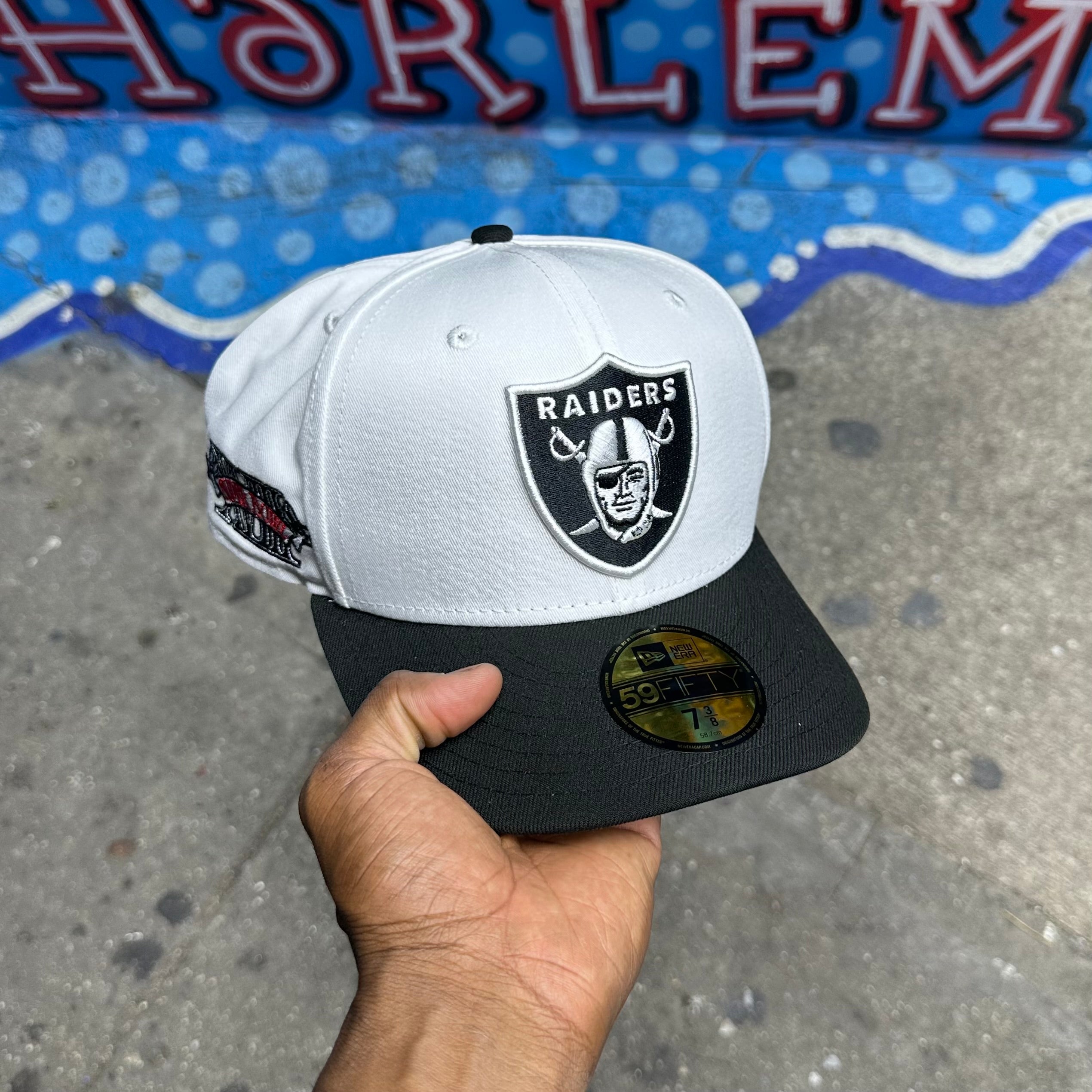 Las Vegas Raiders White & Black 5950 Fitteds XVIII