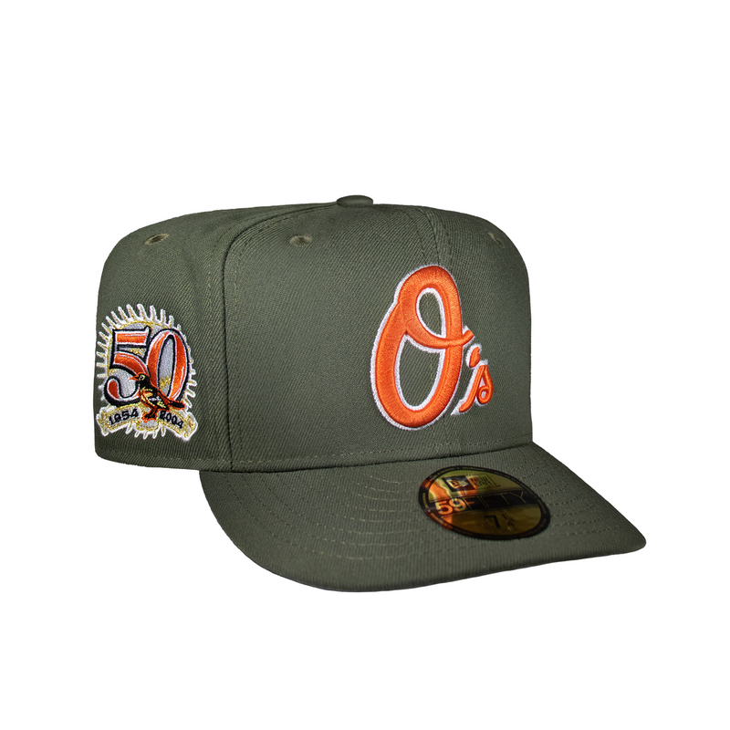 Baltimore Orioles Olive Green 50Th Anniversary