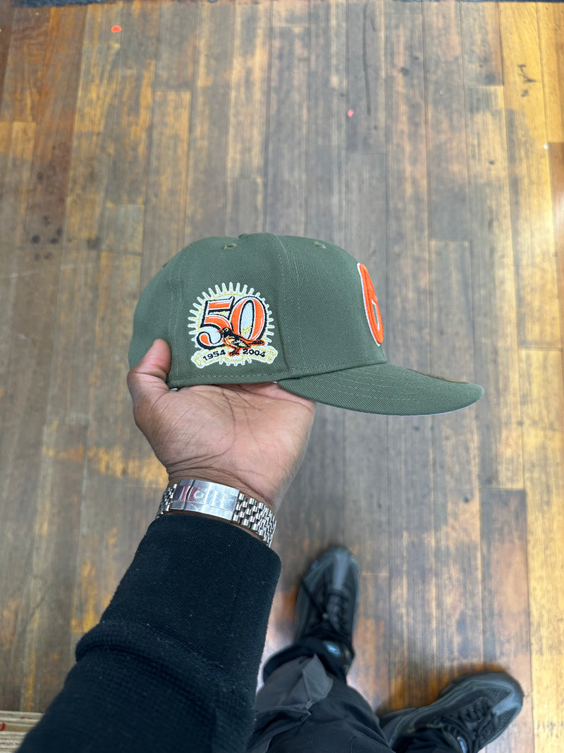 Baltimore Orioles Olive Green 50Th Anniversary