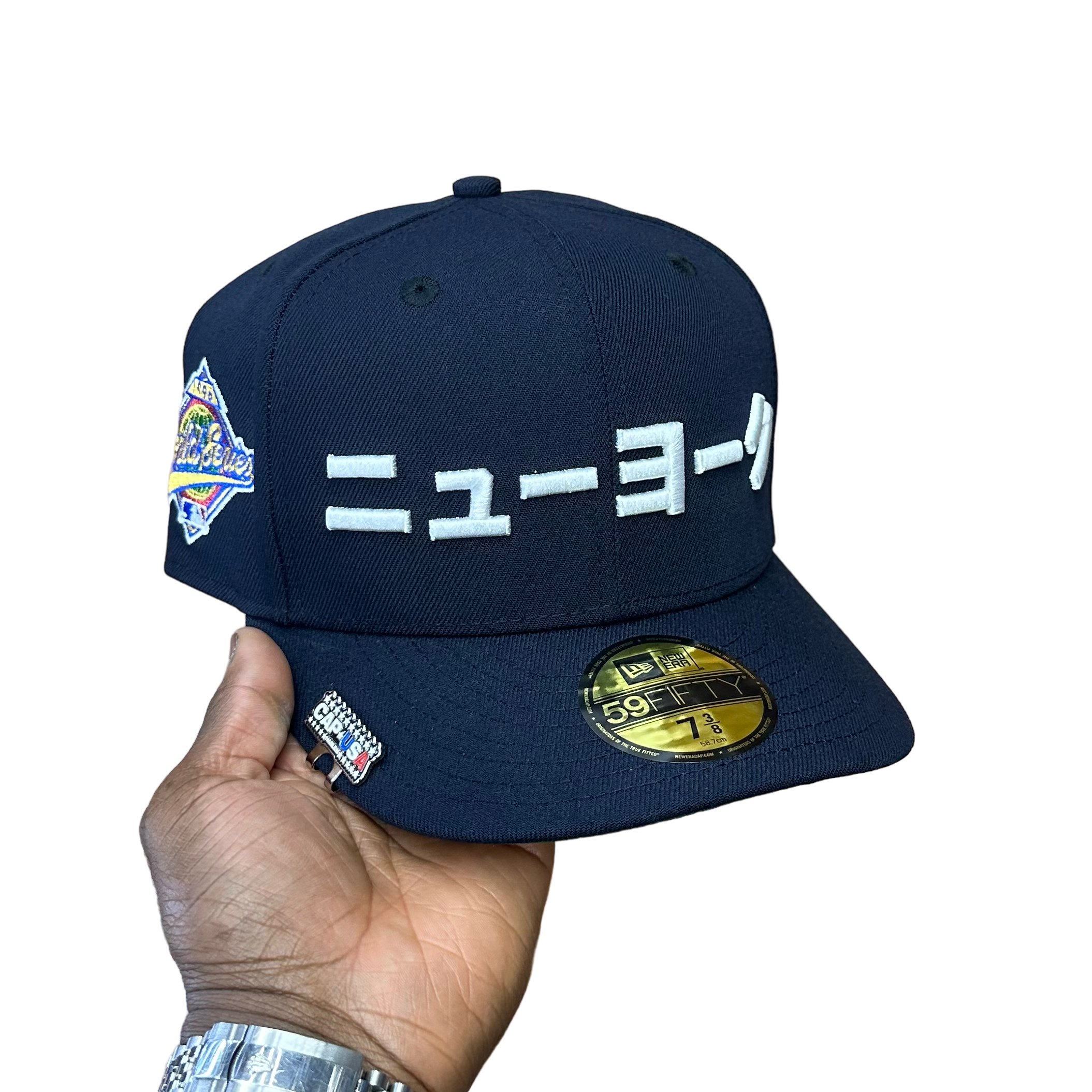 New York Yankees Japanese KATAKANA Navy 1996 World Series