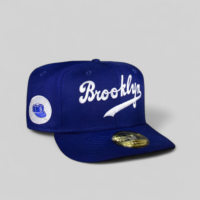 Brooklyn Dodgers All Dark Royal Script