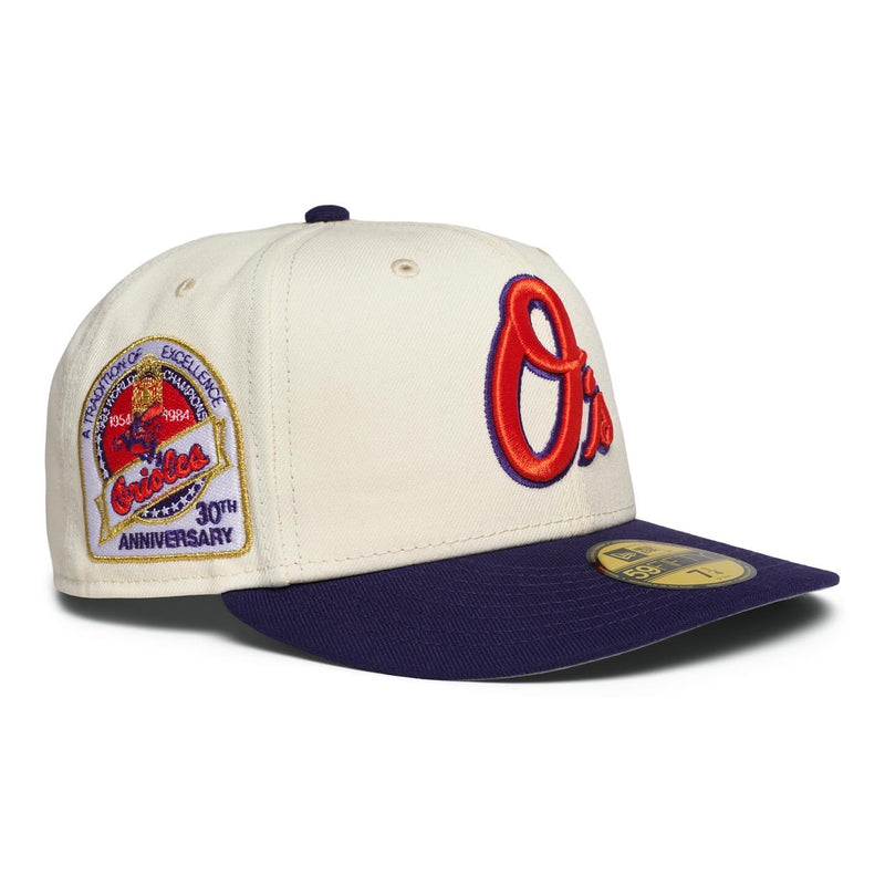 Baltimore Orioles Creme and Purple 30Th Anniversary