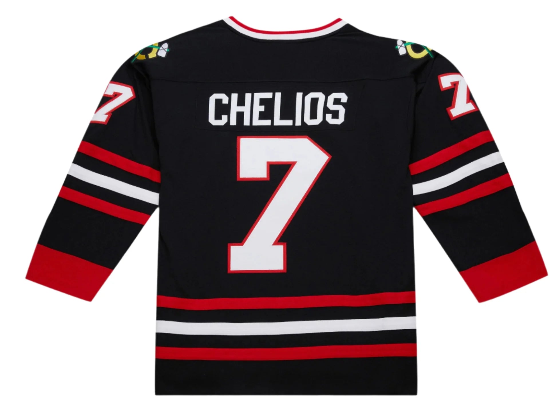 Chicago Black Hawks Black Chris Chelios Jersey