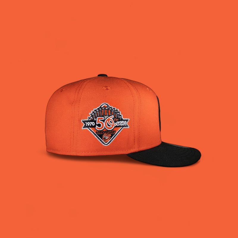 Baltimore Orioles "O" Orange and Black 50Th Anniversary