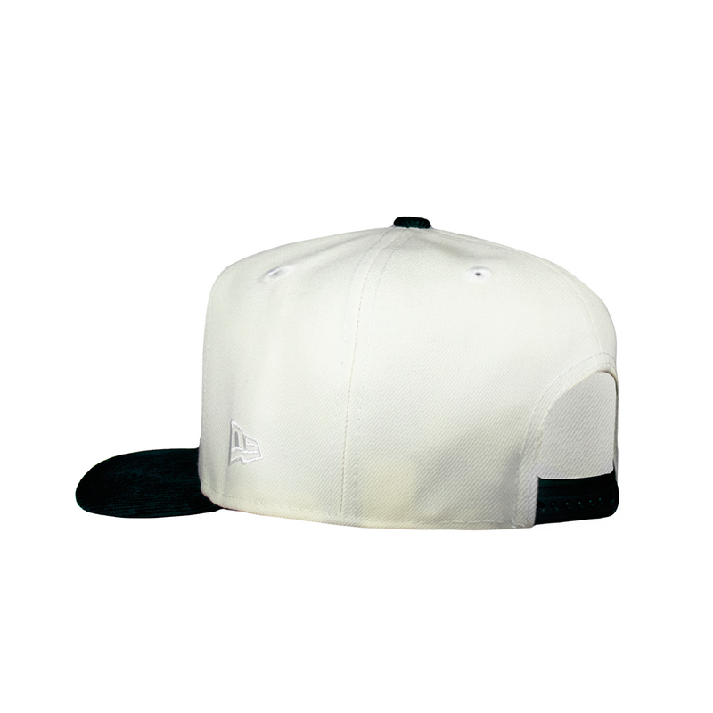 New Jersey Devils Creme and Black Cordy 950 AFrame Snap Back