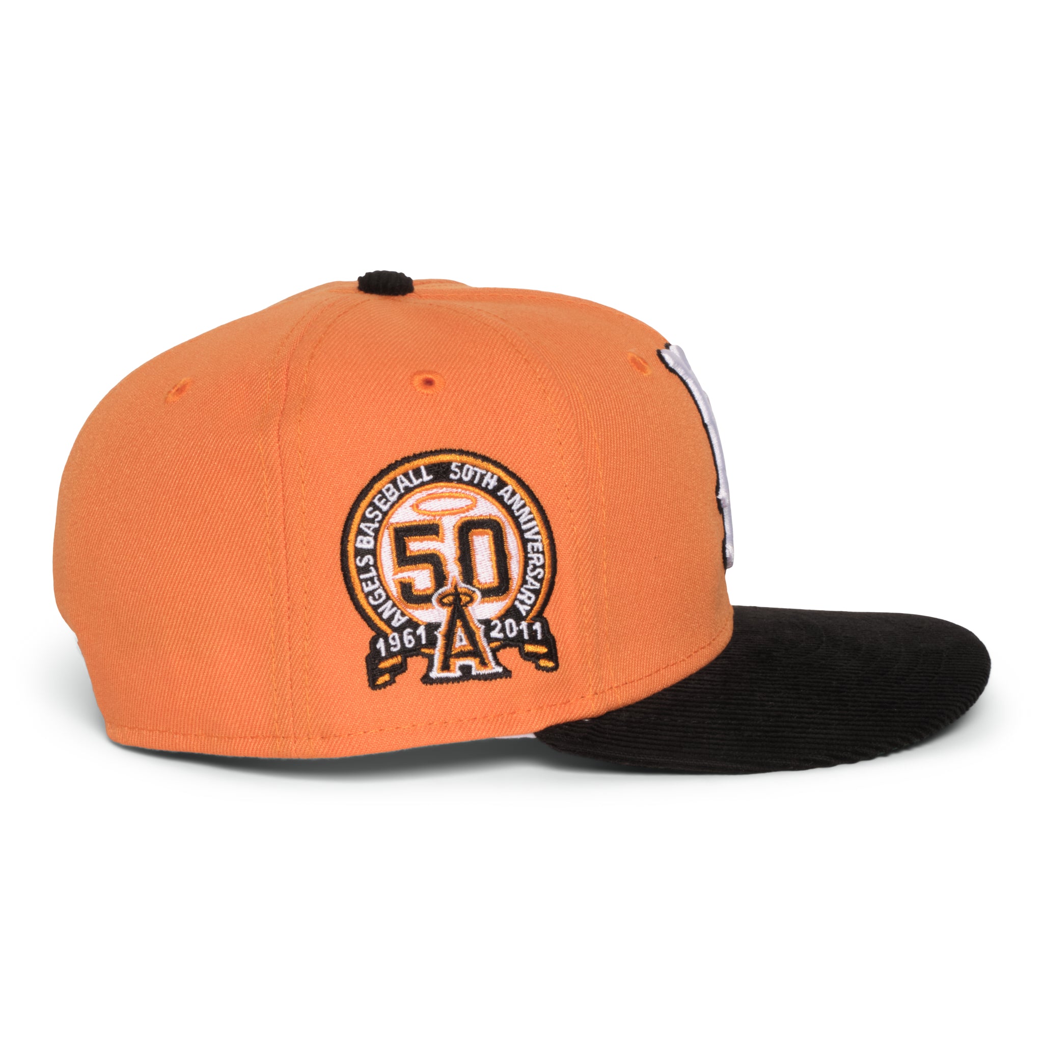 Los Angeles Angels Orange and Black Corduroy 50 Years