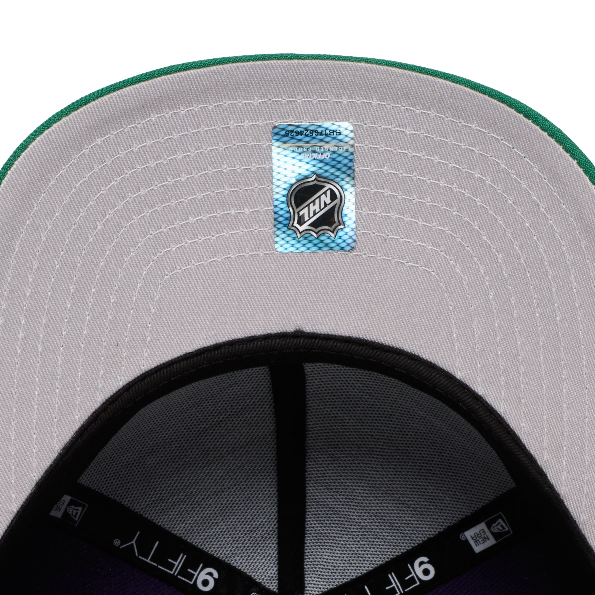 Anaheim Ducks Green And Purple 950 AFrame Snap Back