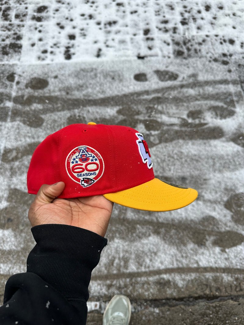 Kansas City Chiefs Red and Yellow 60Th Anniversary