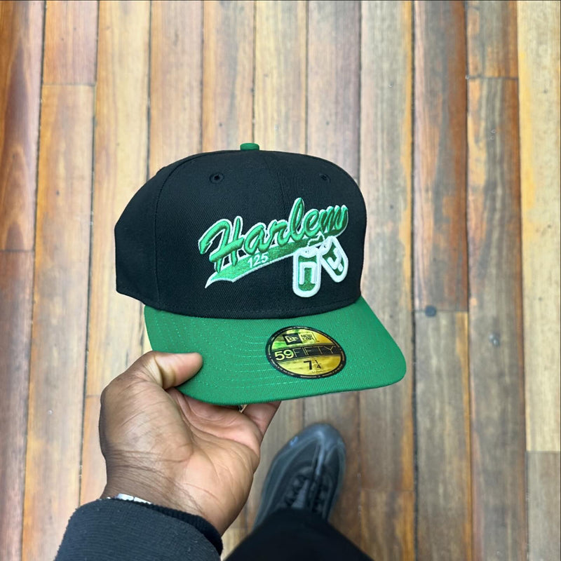 Harlem New York Black and Green 5950 Fitteds