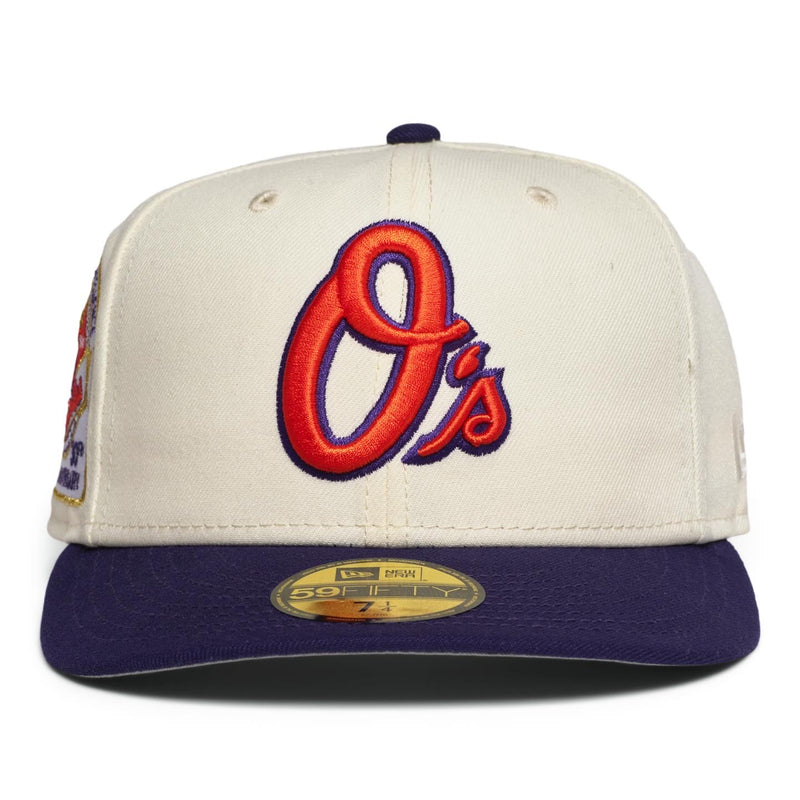 Baltimore Orioles Creme and Purple 30Th Anniversary