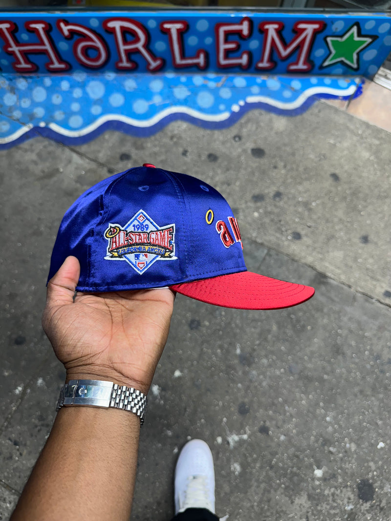 California Angels Satin Royal Blue and Red 1989 ASG