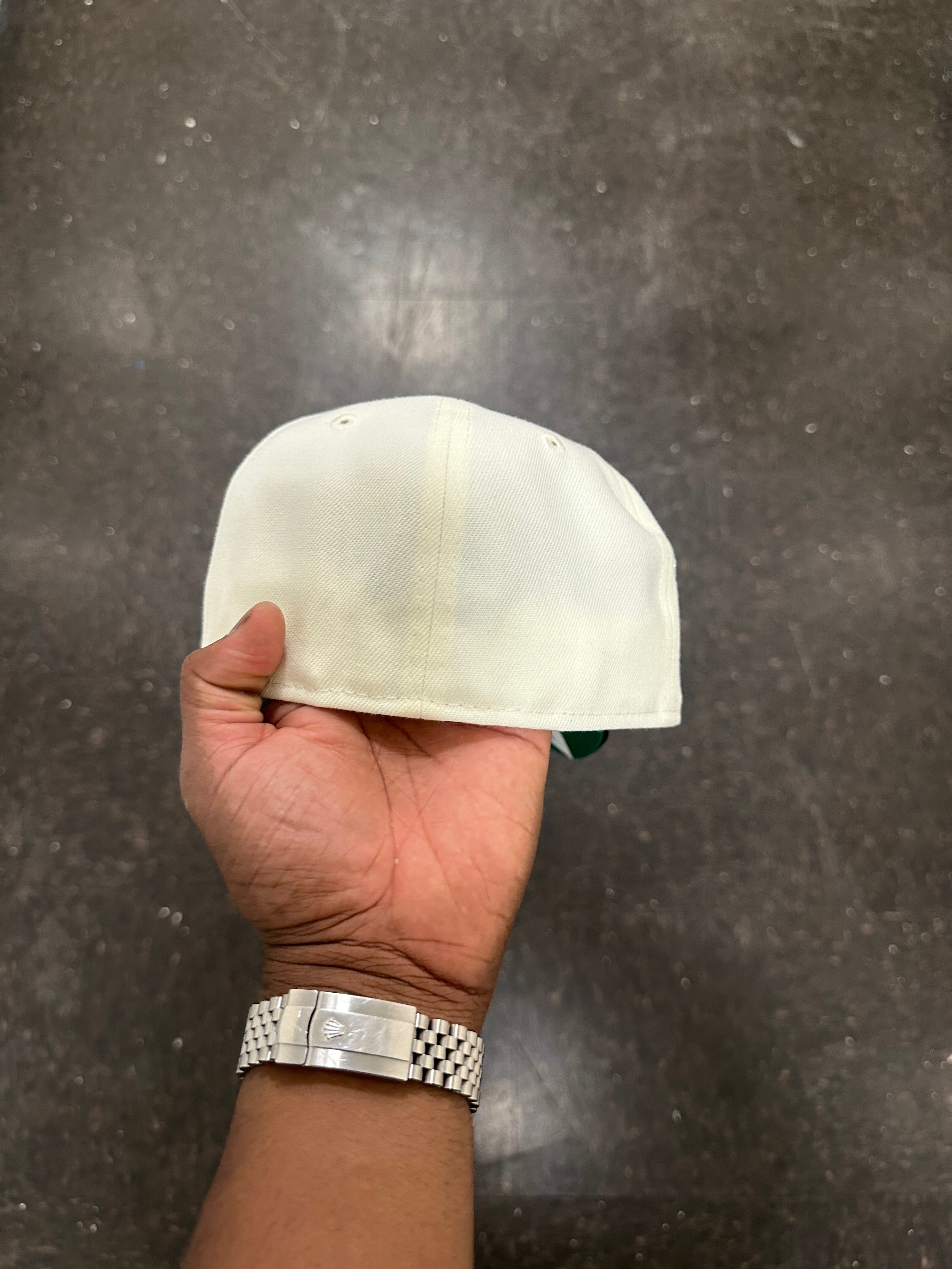 New York Black Yankees Creme and Satin Navy
