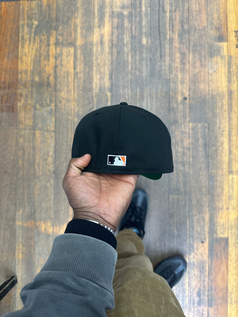 Baltimore Orioles All Black Bird Batterman 60Th Anniversary