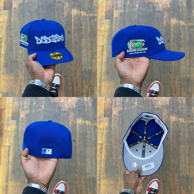 Los Angeles Dodgers Royal Blue Graffiti Logo Stadium Patch