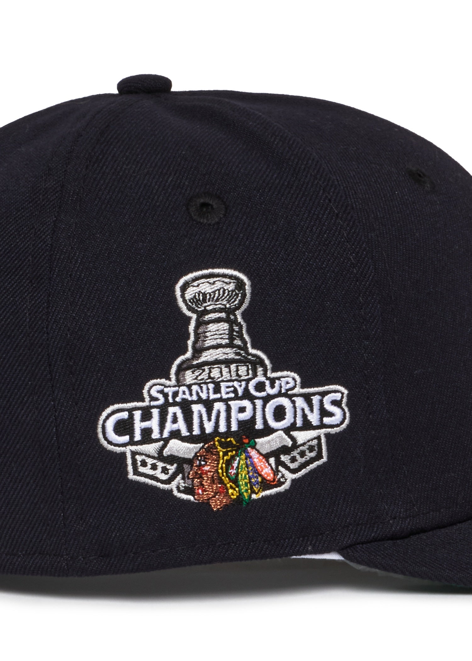 Chicago Black Hawks All Navy Copper Logo 2010 World Series
