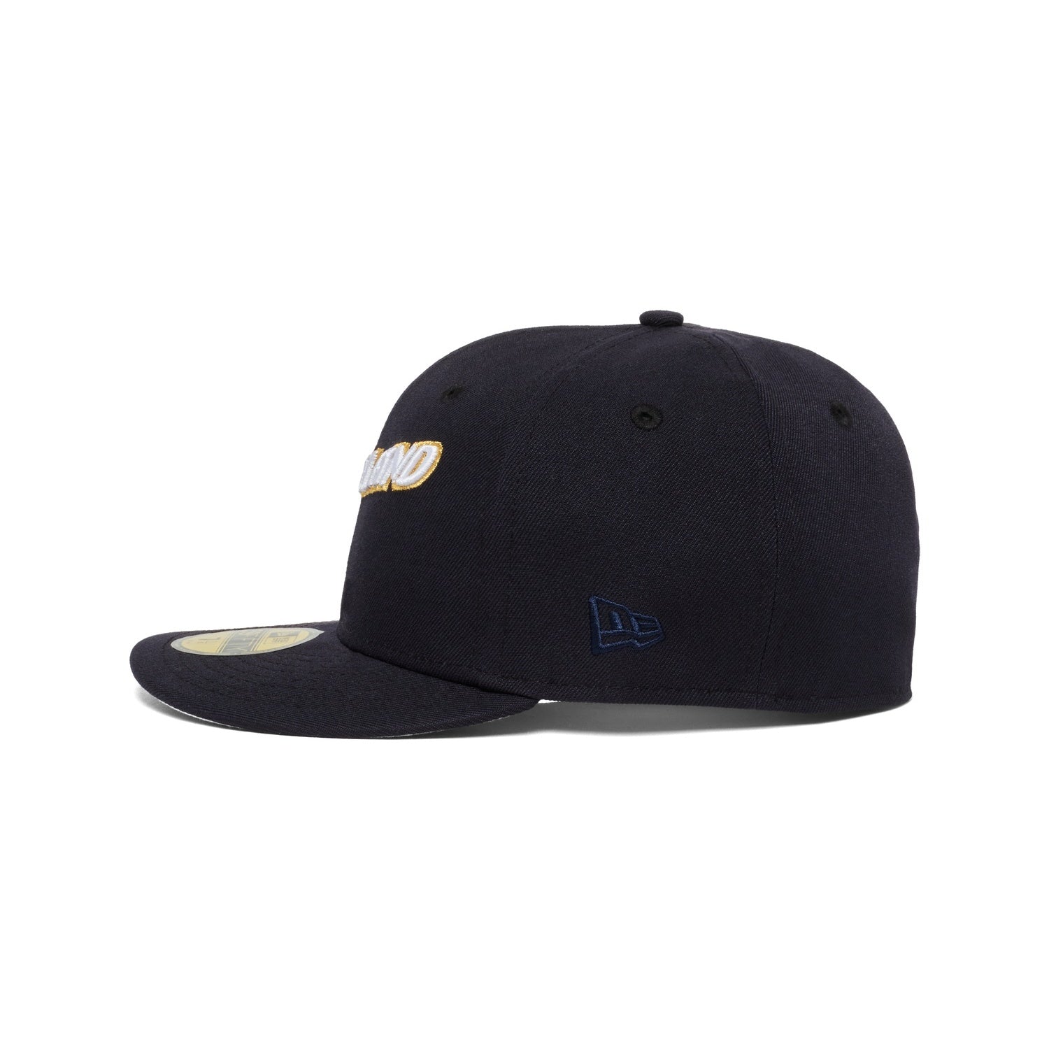 Cleveland Cavaliers All Navy Script Logo Gold Outline
