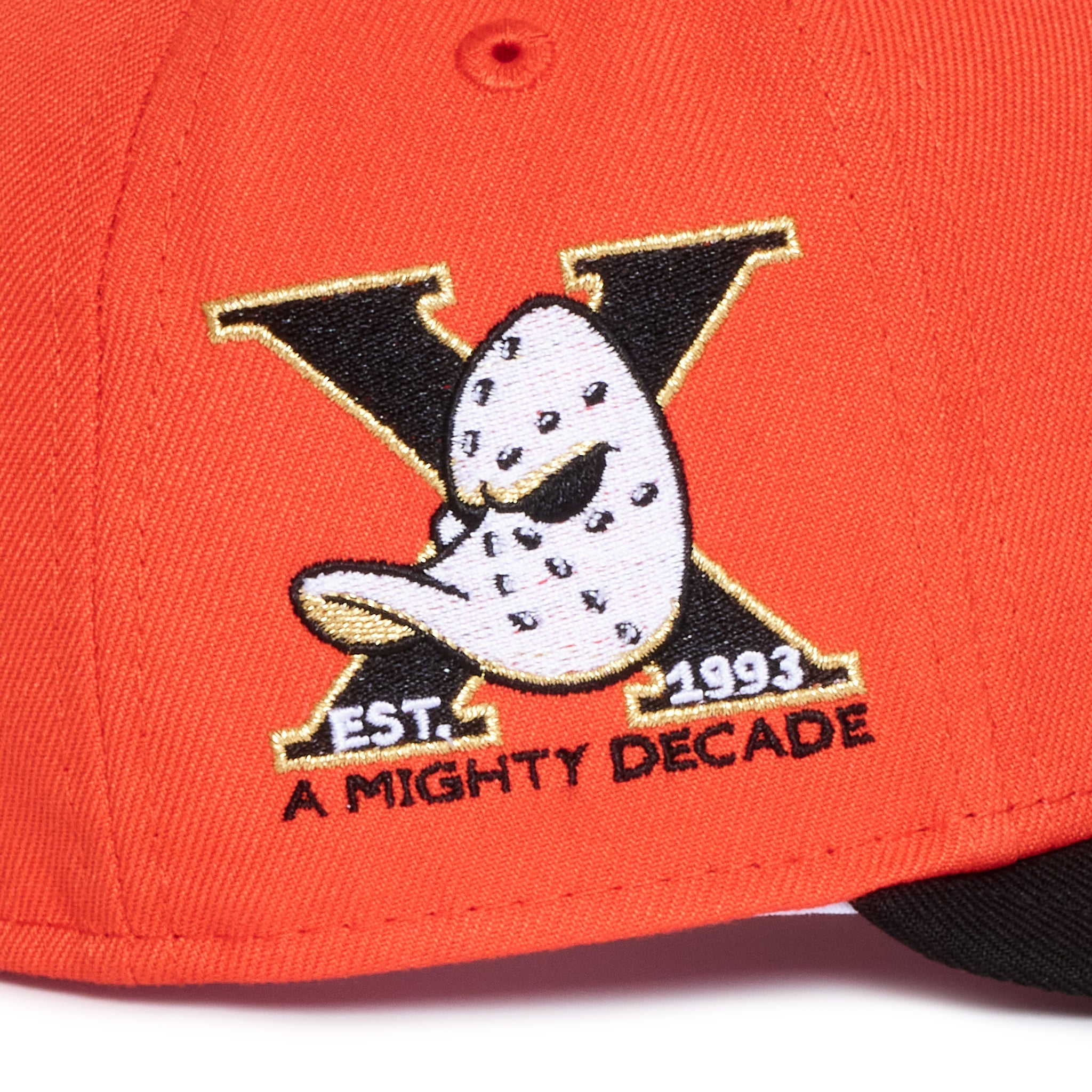 Anaheim Ducks Orange and Black A Mighty Decade X Years