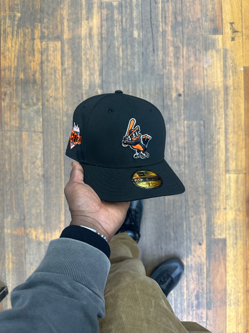 Baltimore Orioles All Black Bird Batterman 60Th Anniversary