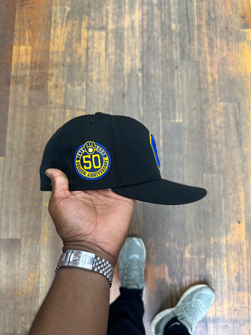 Milwaukee Brewers All Black 50Th Anniversary