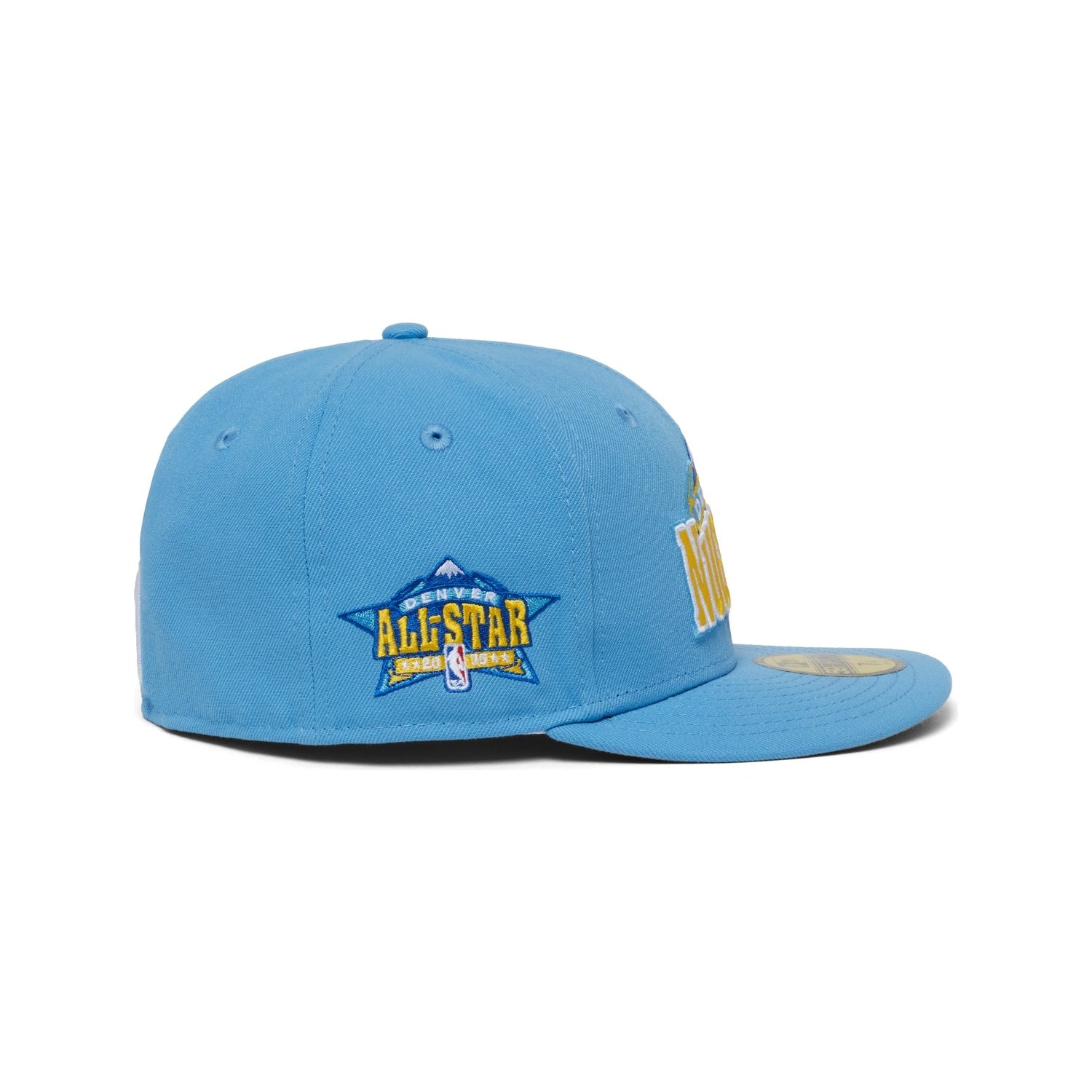 Denver Nuggets All Sky 2005 All Star Game Yellow Logo