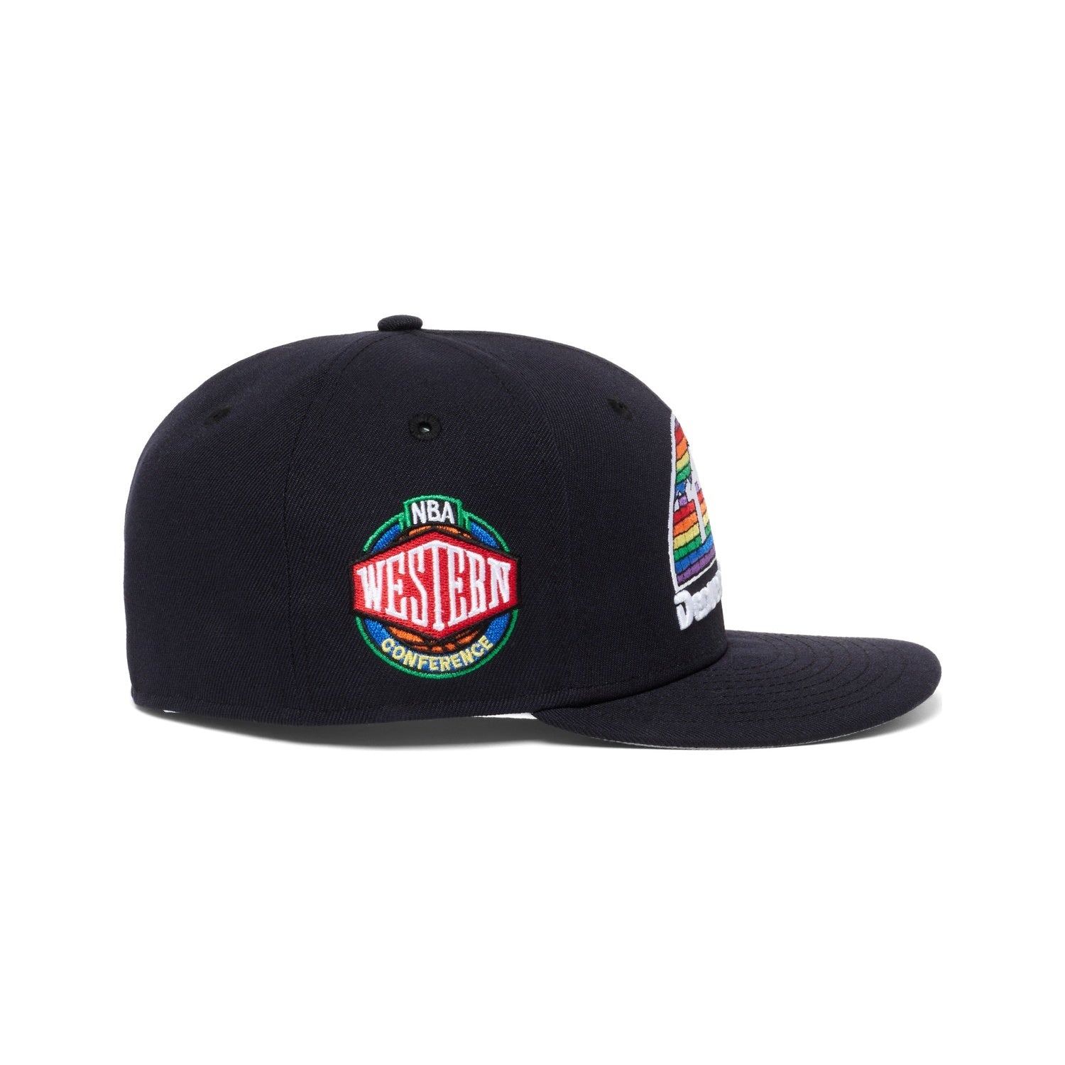 Denver Nuggets Navy Colorful Logo Western