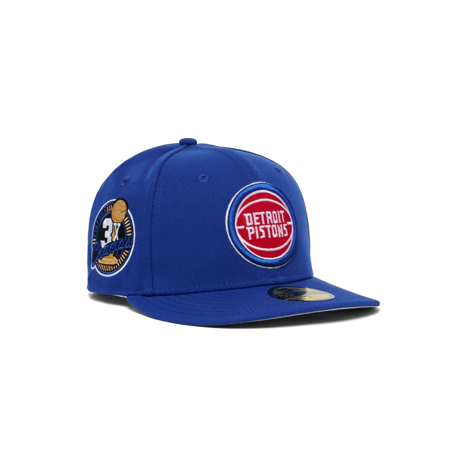 Detroit Pistons Majestic Blue 3X Cahmpions