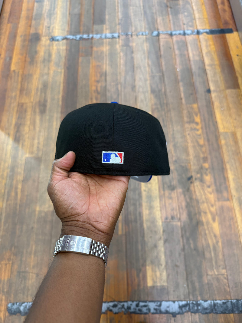 Montreal Expos Black and Royal Blue Olympic Stadium