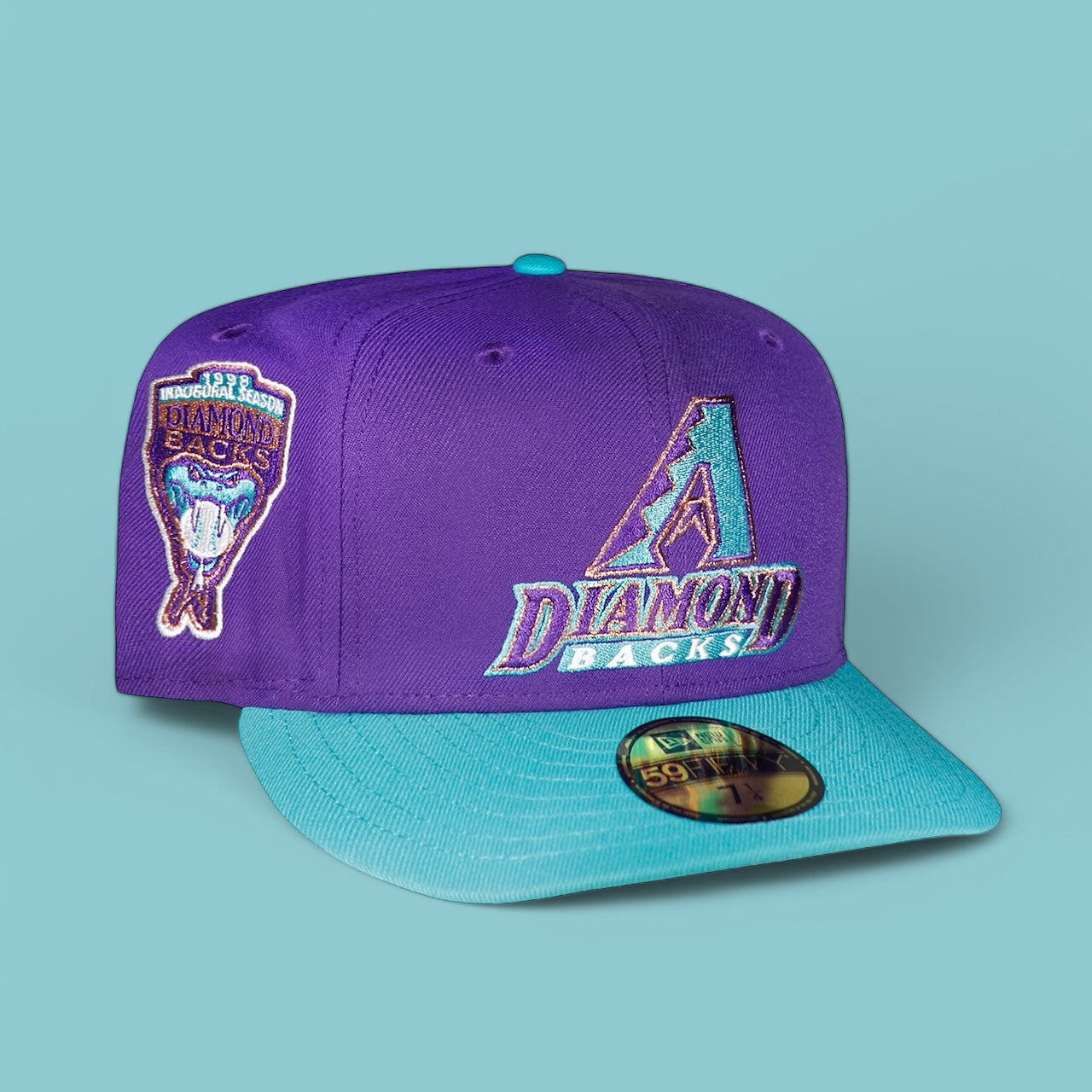 Arizona Diamond Backs Purple and Teal 1998 Inaugural