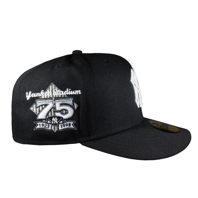New York Yankees All Black Gradient Logo 75 Years