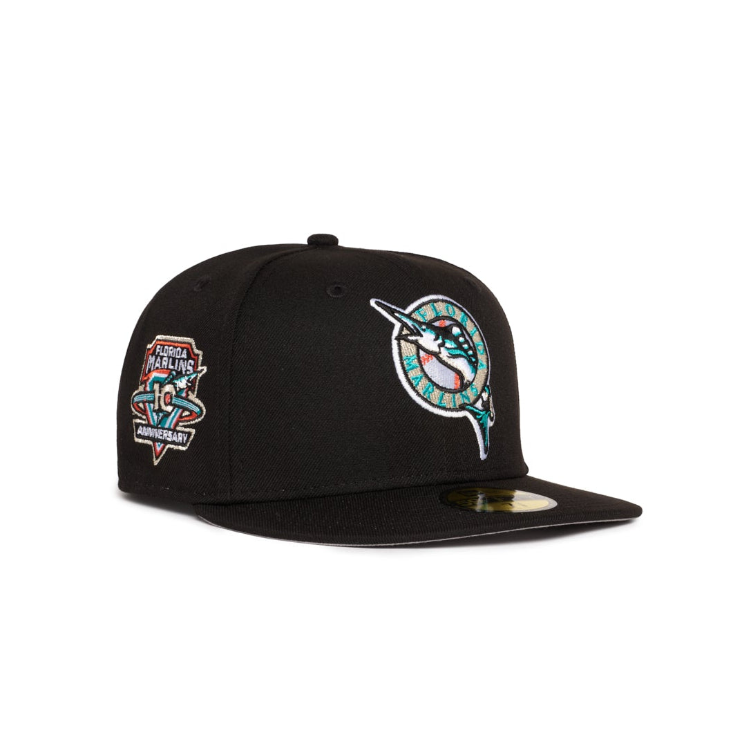 Florida Marlins All Black Alter. Logo 10 Years