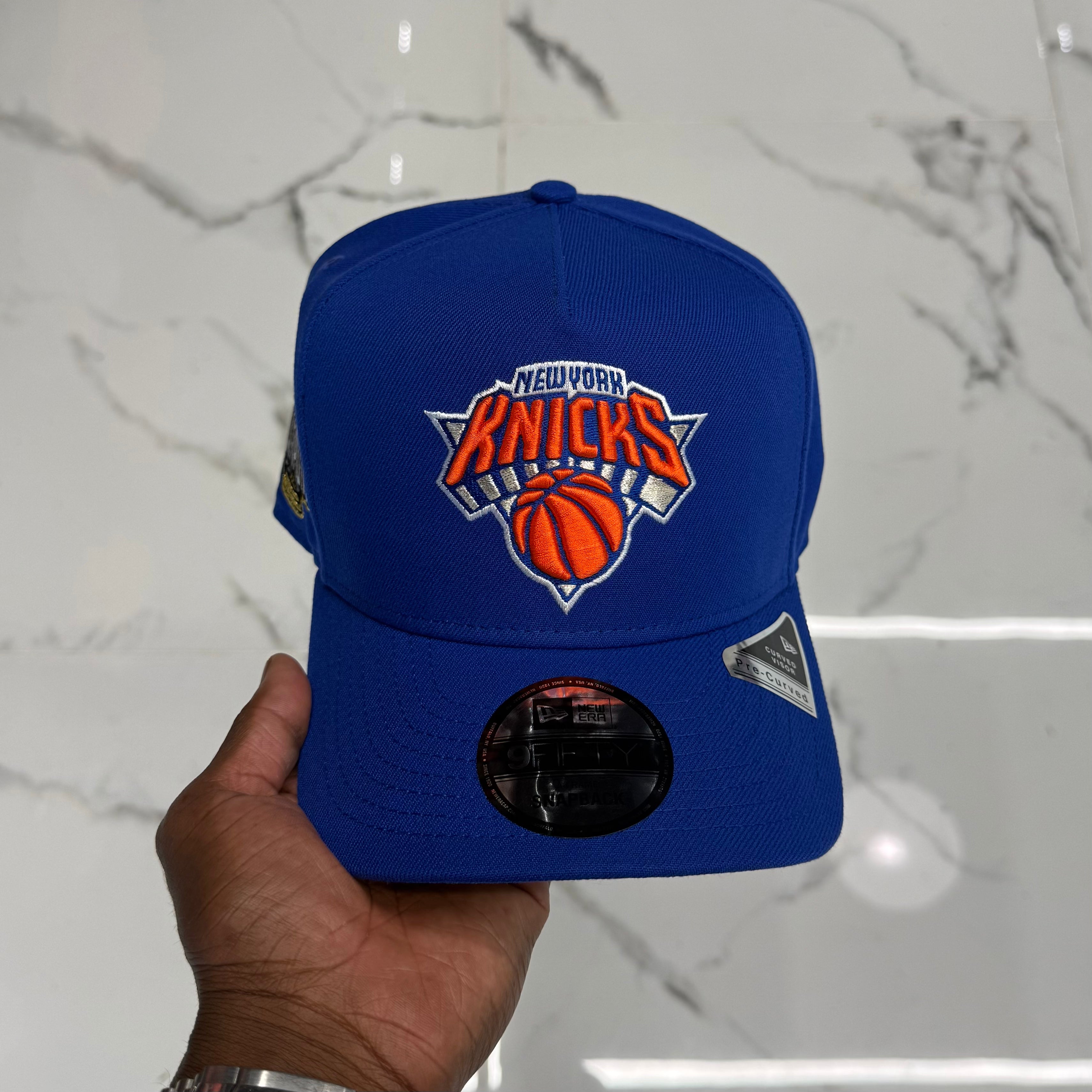 New York Knicks All Royal 950 AFrame 2026 Champs Snap Back