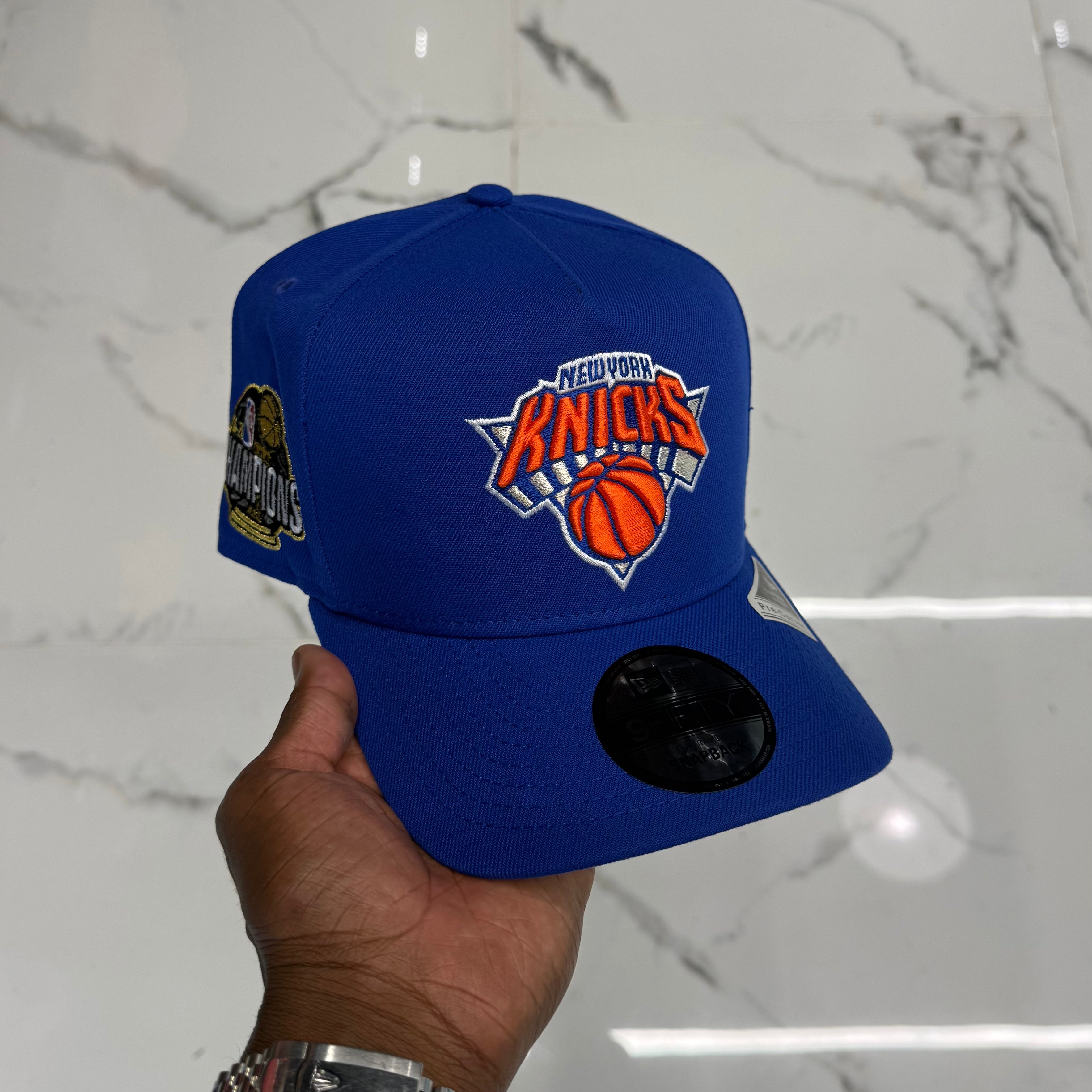New York Knicks All Royal 950 AFrame 2026 Champs Snap Back