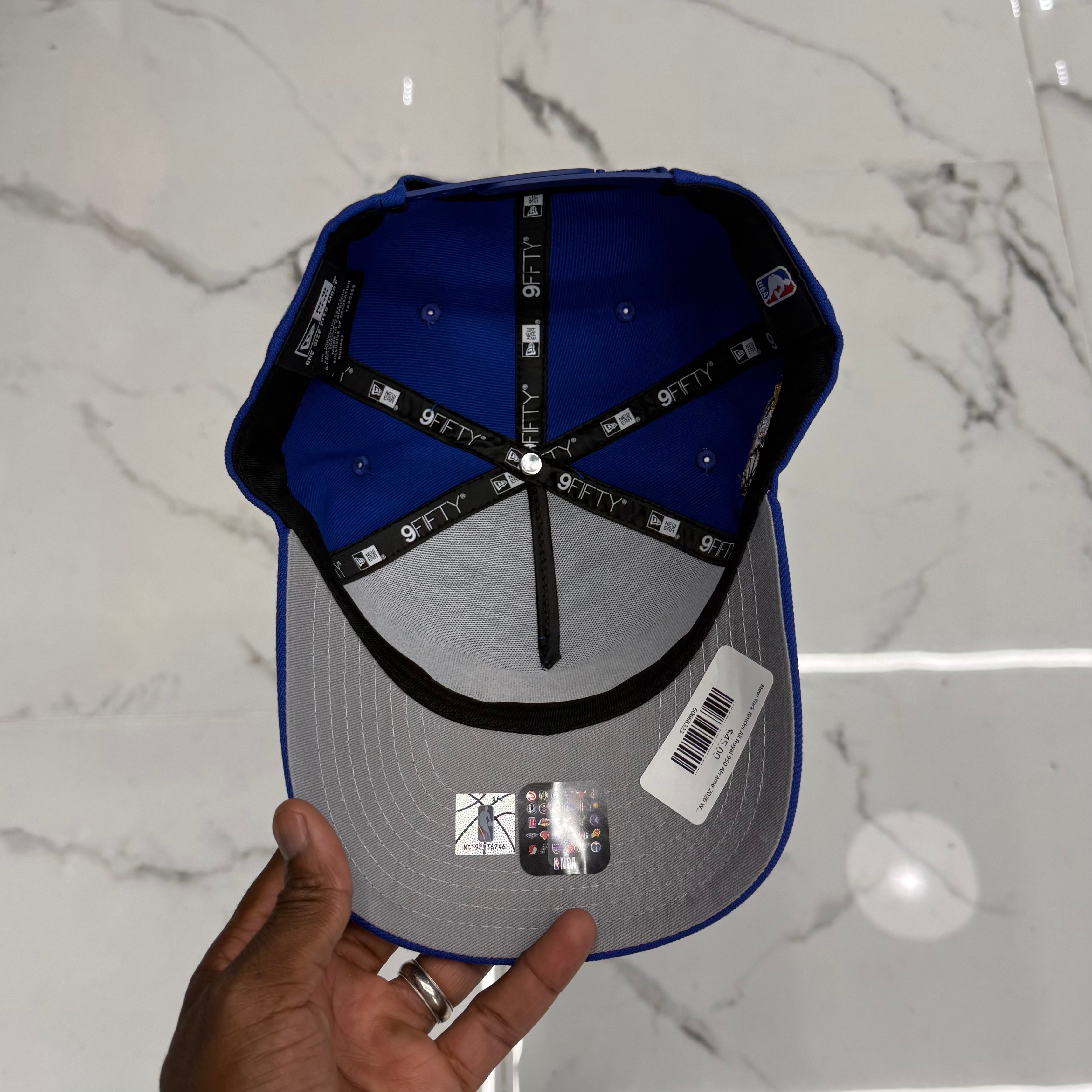 New York Knicks All Royal 950 AFrame 2026 Champs Snap Back