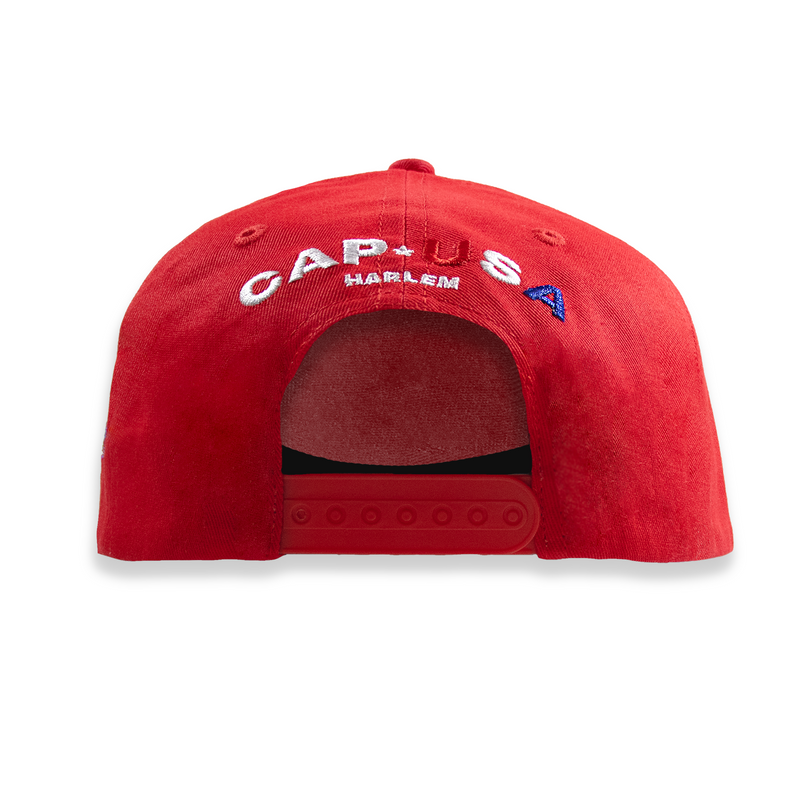 CAP USA All Red Snapback